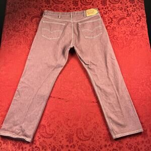 Levis 501 XX Jeans Mens 40x32(36x29.5") Pink Denim Straight Button‎ FlyVintage